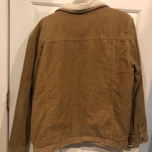 Men’s New York Classics Tan, Corduroy and Faux Fur jacket, size M